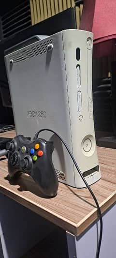 XBOX 360 with two controllers