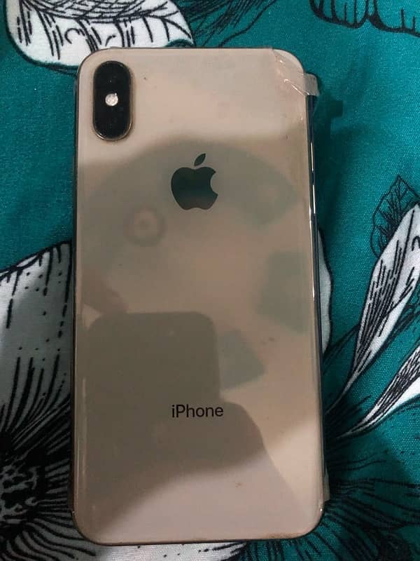 iphone xs pta approved face id ok only battery change and glass break 0