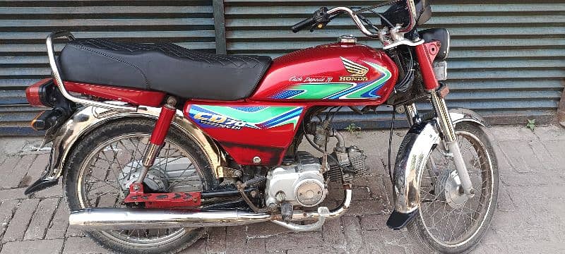 Honda CD 70 2018A Red Color 0