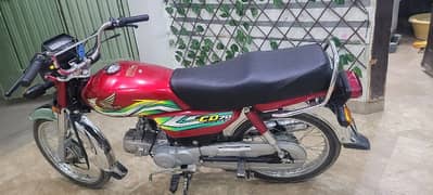 honda cd 70 new 4500km driven