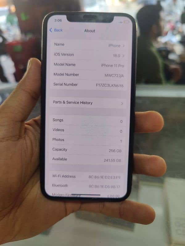 I Phone 11pro 256 PTA proved 03164914182 1