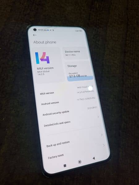 Mi Xiaomi 11 ultra 12