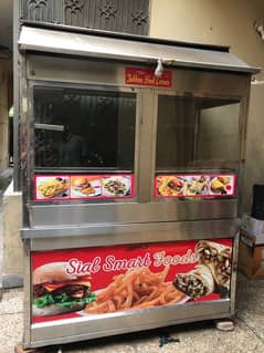 Burger shawarma counter with high quality material in lahore