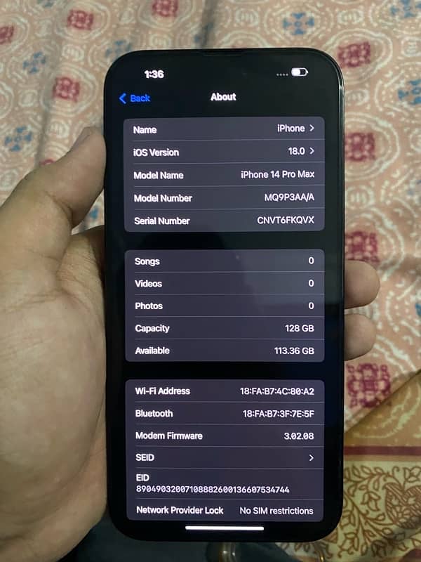 14PROMAX 128GB BLACK NON PTA (FU) 2