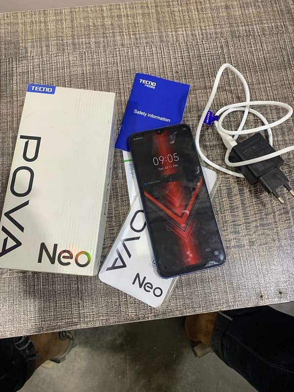 tacno pova neo 4/64GB with box charger 6000mh battery 6