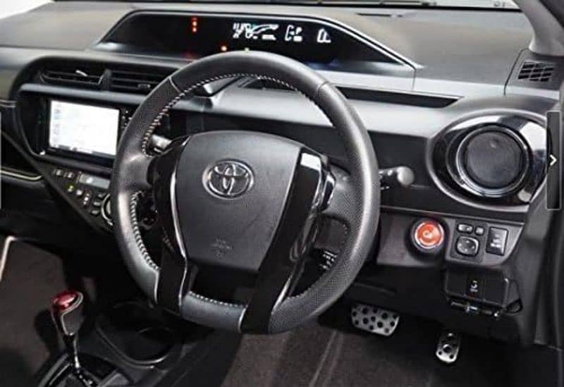 Toyota Aqua Steering Wheel Cover Paddle 0