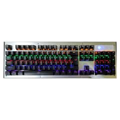 V8 Mechanical Gaming Keyboard Single Light | RGB Black Switch 0