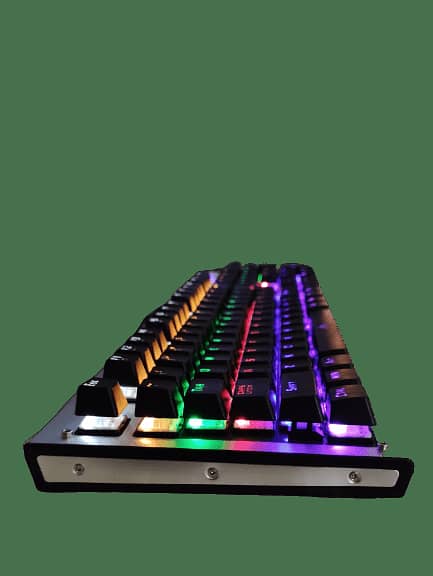 V8 Mechanical Gaming Keyboard Single Light | RGB Black Switch 1