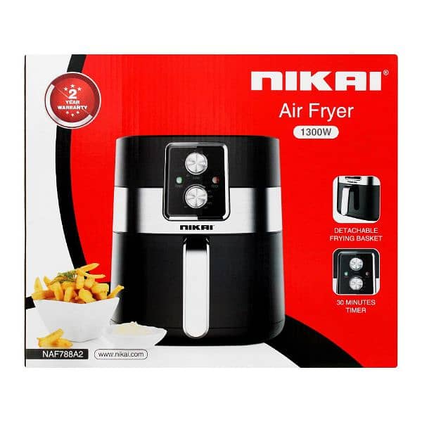 Nikai Air Fryer, 3 Liters, 1300W, NAF-788A 9