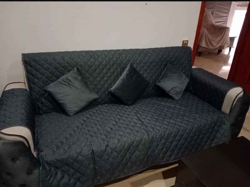 5 seater Cotton and polyester Sofa Sover 1