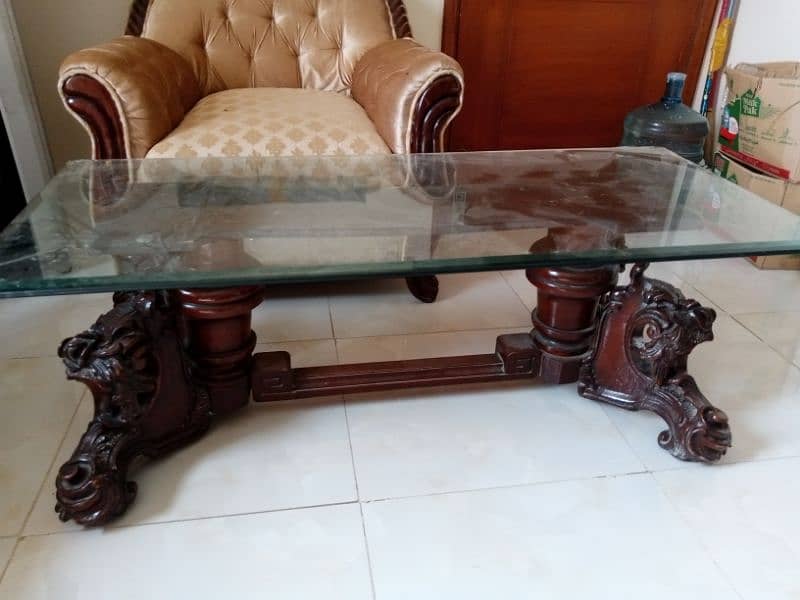 chinioti work solid wood center table for sale 2