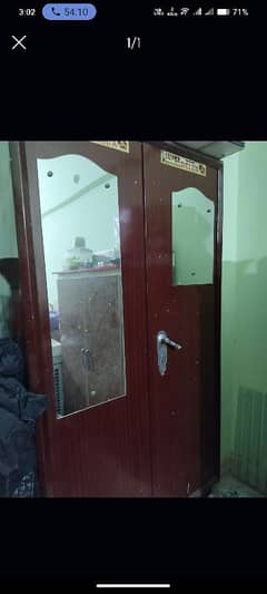 Two Door Iron Wardrobe For Sale