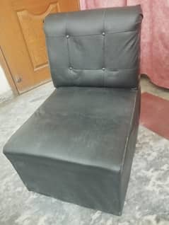 Single Sofas black colour