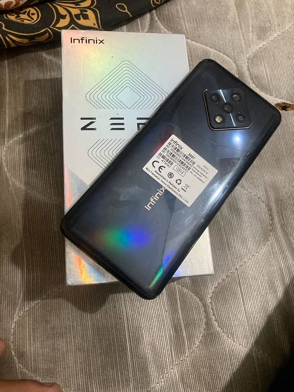 infinix zero 8 seld phone complete saman 8”128 only back crak ha 2