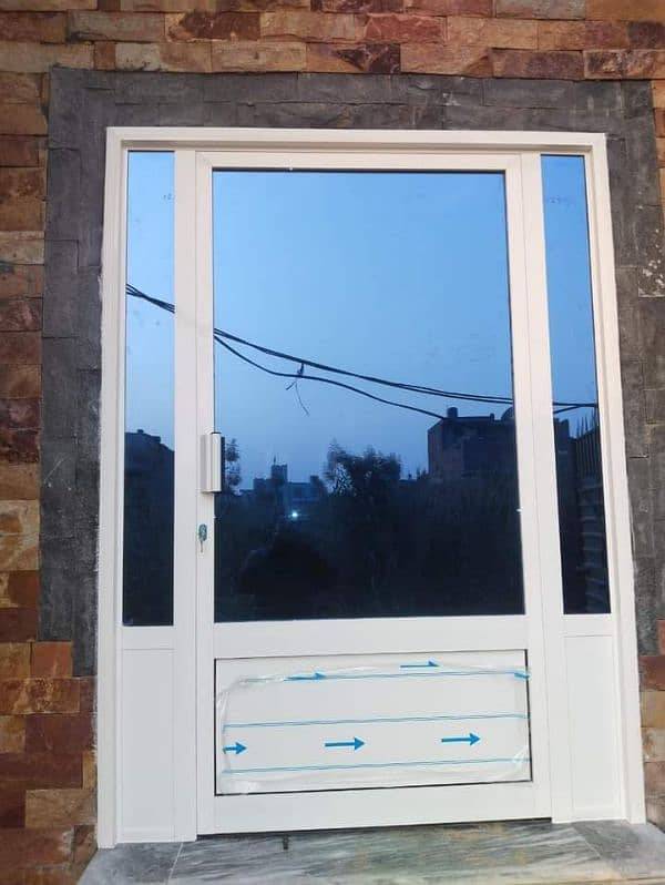 Aluminium Glass window door partition kitchen Cabinets Work Service. 1