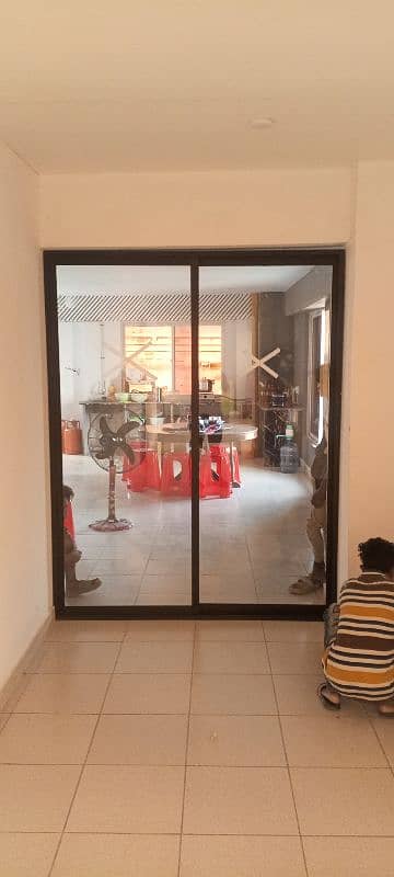 Aluminium Glass window door partition kitchen Cabinets Work Service. 15