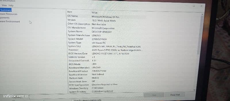 Lenovo Thinkpad AMD Ryzen 5 Pro 3500 3