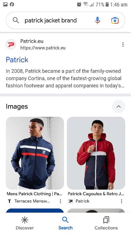 Patrick jacket sizeXXL colour blue 1