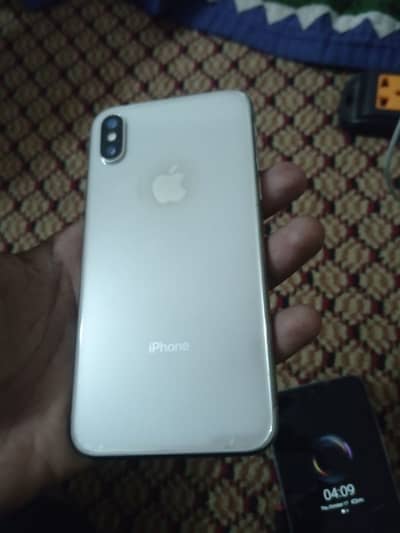 I phone x pta approve set box All ok just battery srvc health 72