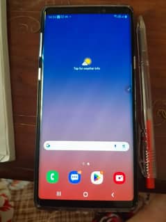 Samsung note 9 full 10 /10 with box pta approved