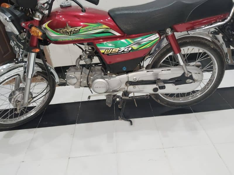 Union star 70 2024 model Islamabad number lush condition 4