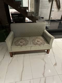 2 seater sofa with 2 cusion