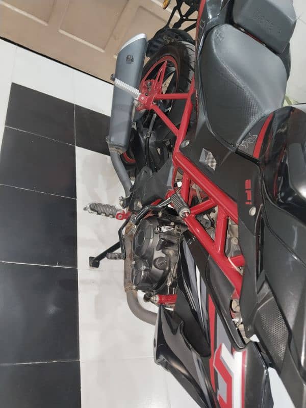 Benelli TNT 150i 2019 model Rawalpindi number lush condition 4