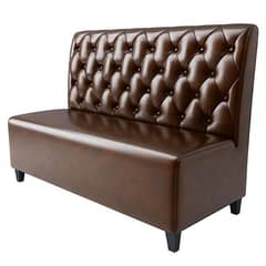 Stock High Back Sofa Fast Food Banquet Fast Food Hotel Cafe Restaurant