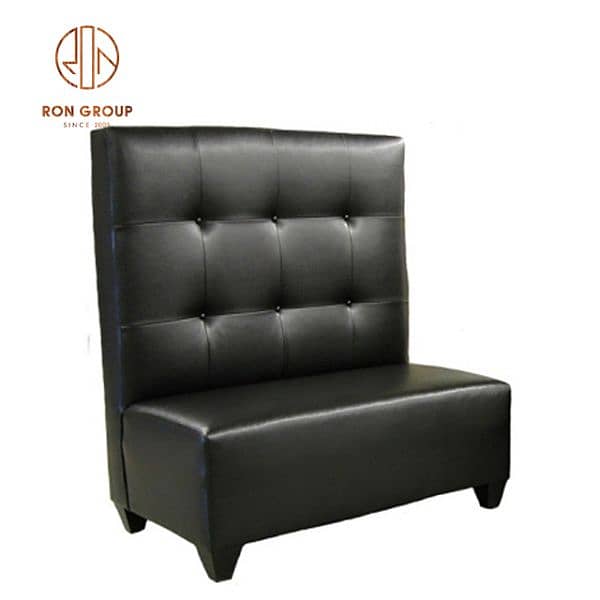 Stock High Back Sofa Fast Food Banquet Fast Food Hotel Cafe Restaurant 9