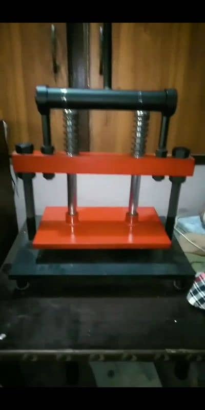 leather cutting press Manual heavy gauge 1