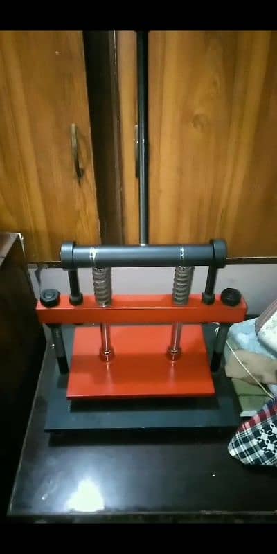 leather cutting press Manual heavy gauge 3