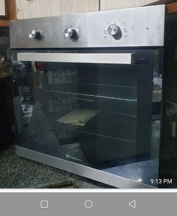 used just few months Dawlance bulit in oven 9