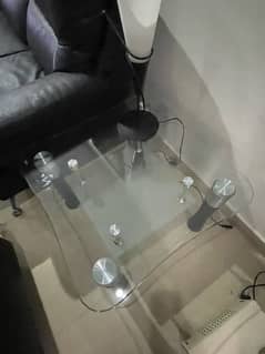 Center & Side Tables Set of 3 Imported Glass