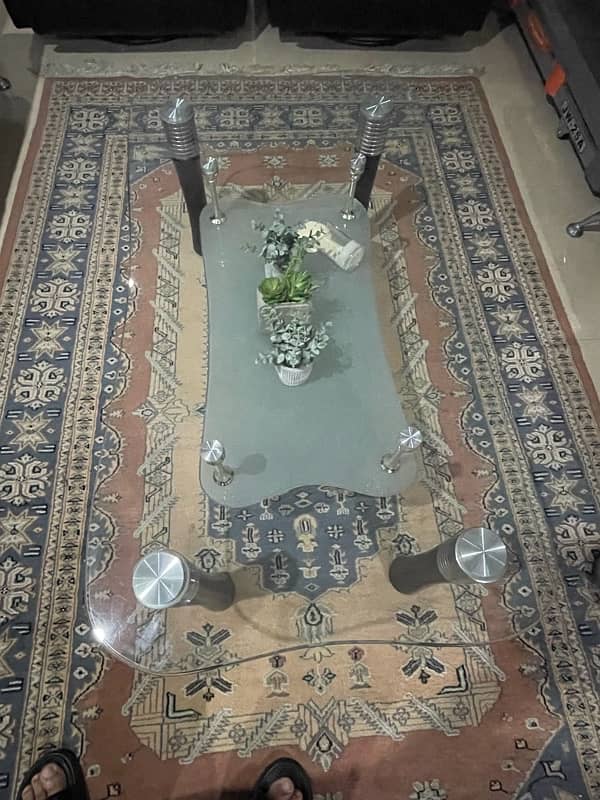 Center & Side Tables Set of 3 Imported Glass 1