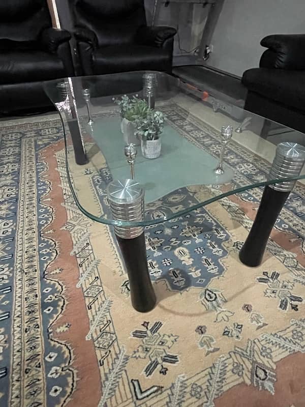 Center & Side Tables Set of 3 Imported Glass 2