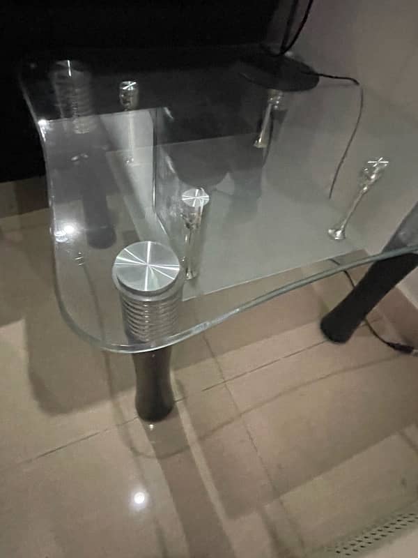 Center & Side Tables Set of 3 Imported Glass 3