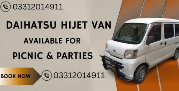 Hijet Van available for rent
