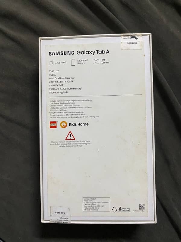 Samsung Tab A with box at reasonable price 10