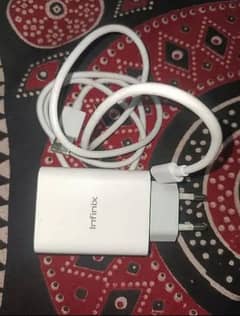 infinx 33 watts original charger  with cable