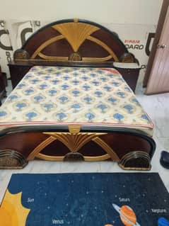 Bed set for sale with molty foam new mattress