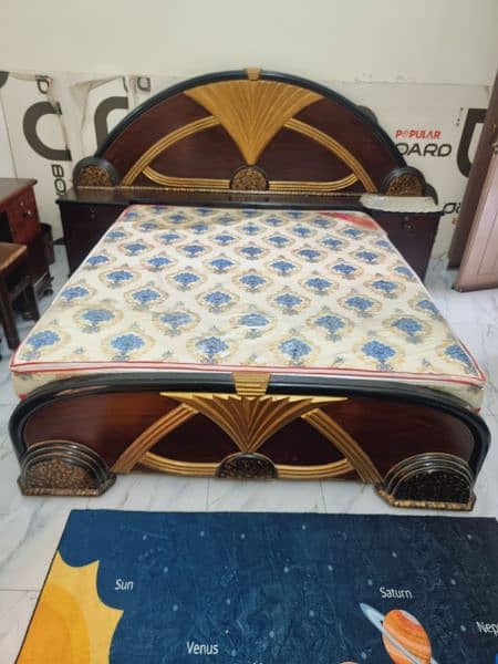 Bed set for sale with molty foam new mattress 1