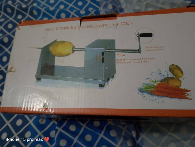 steenless steel potato slicer 2