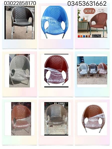 Button Sofa Chair pure Plastic Good quality (30% Discount Price) 1