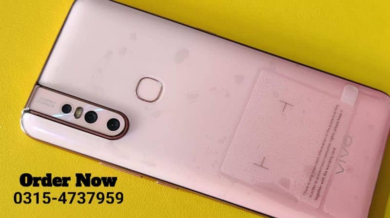 256GB Memory 8GB Ram Pop-up Camera Pink Girl Gift Vivo v15 original 4