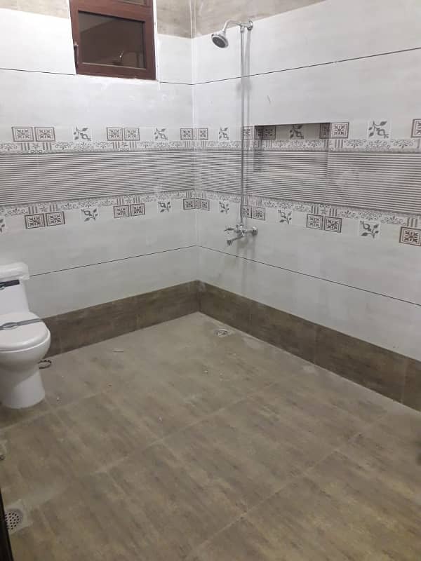 three bed dd tiled flooring portion for rent in johar 3