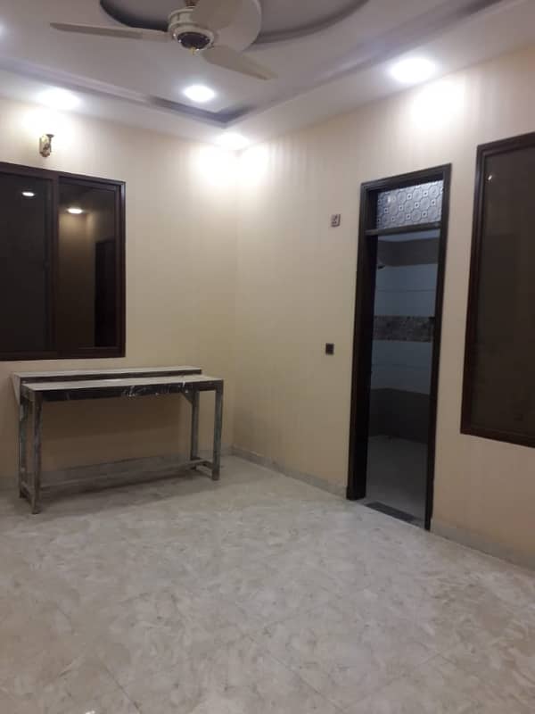 three bed dd tiled flooring portion for rent in johar 8