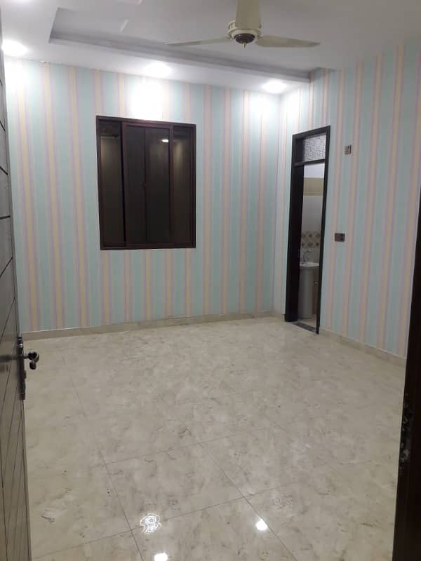 three bed dd tiled flooring portion for rent in johar 9