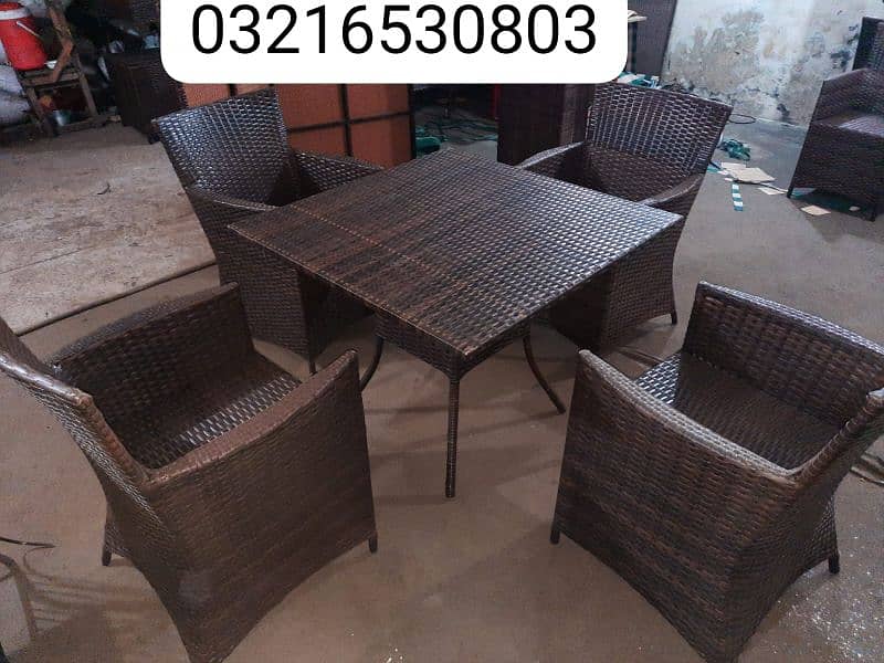 Outdoor Rattan chairs restaurant furniture All weather chairs 4