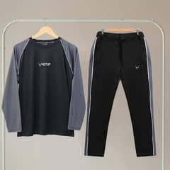 Polyester Plain Sweatshirt Track Suit | Track Suit | Sweatshirt