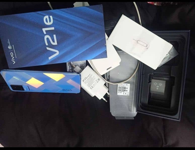 vivo v21e cond 10/10 back sheet lgi h full box03438500497 3